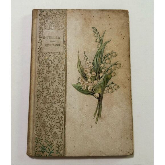 INTELLECT EMERSON by Ralph Waldo Emerson - 1896 Copyright Hardcover - Picture 7 of 7